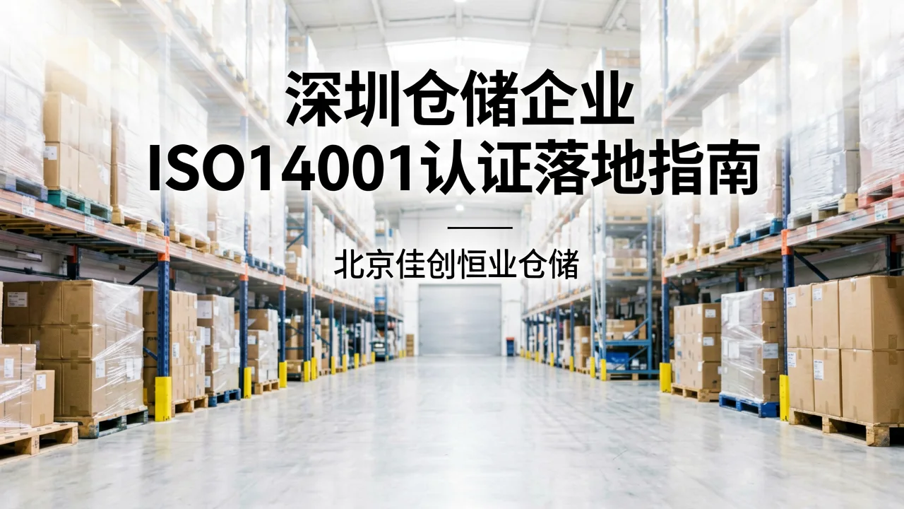 深圳仓储企业ISO14001认证落地指南