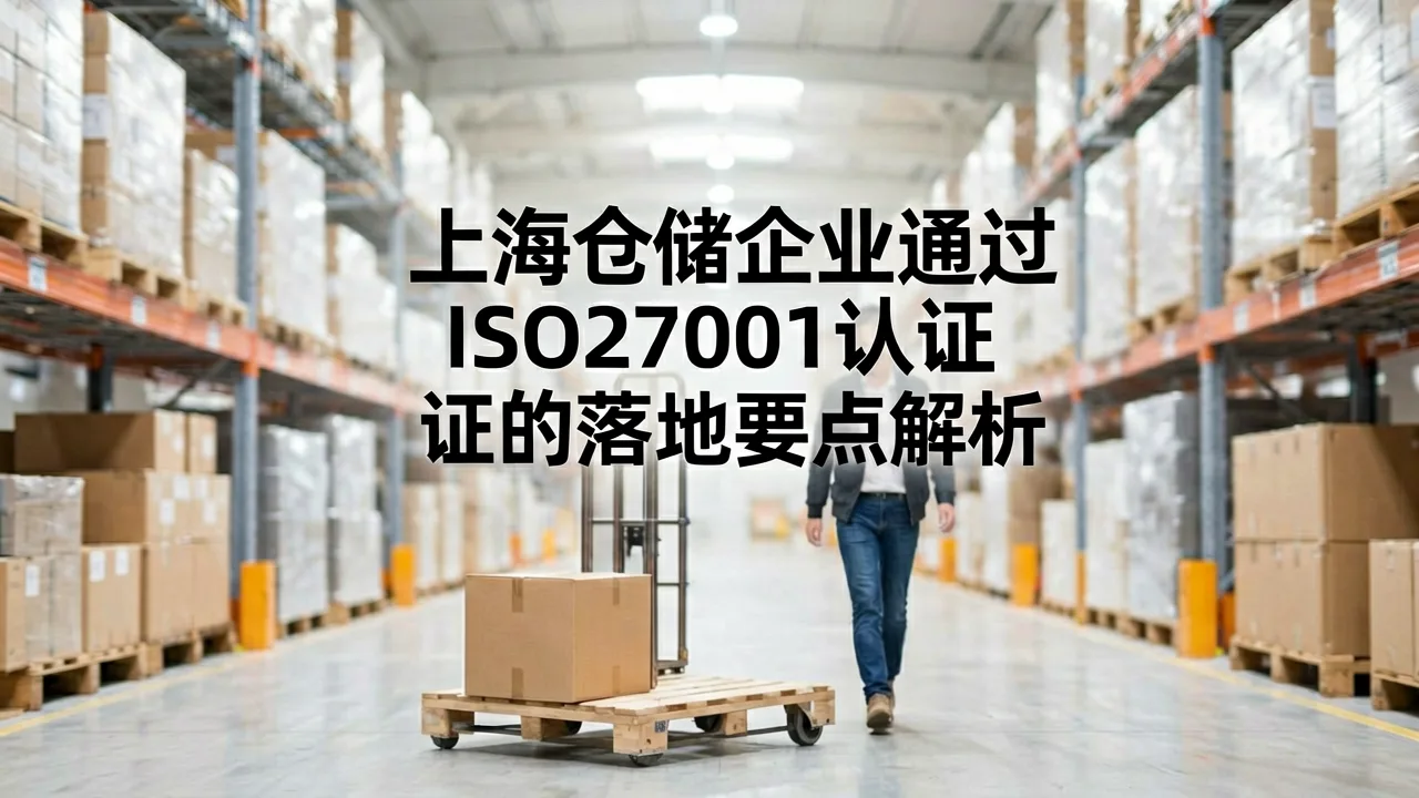 上海仓储企业通过ISO27001认证的落地要点解析